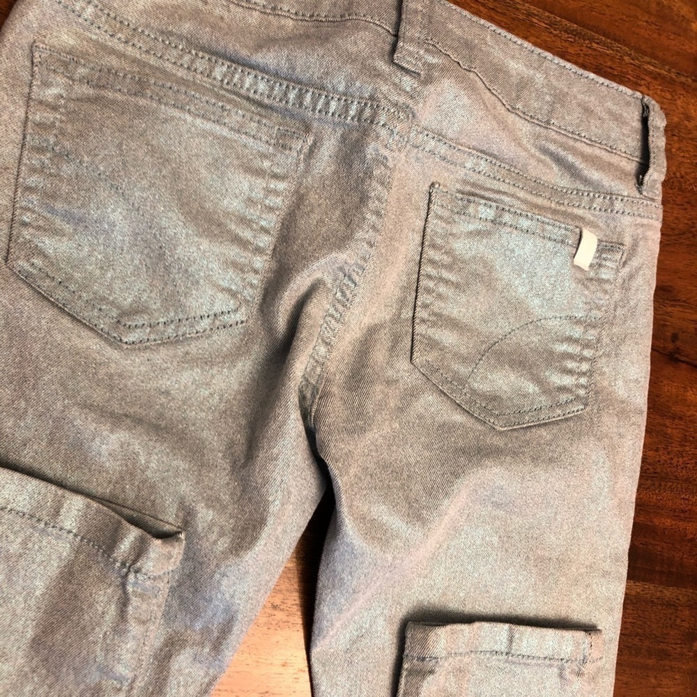 NWOT Joe’s size 8 metallic blue jeans - Picture 1 of 7
